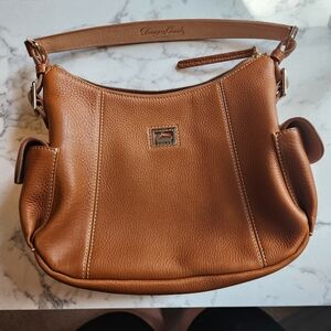Dooney & Bourke Brown Leather Shoulder Bag